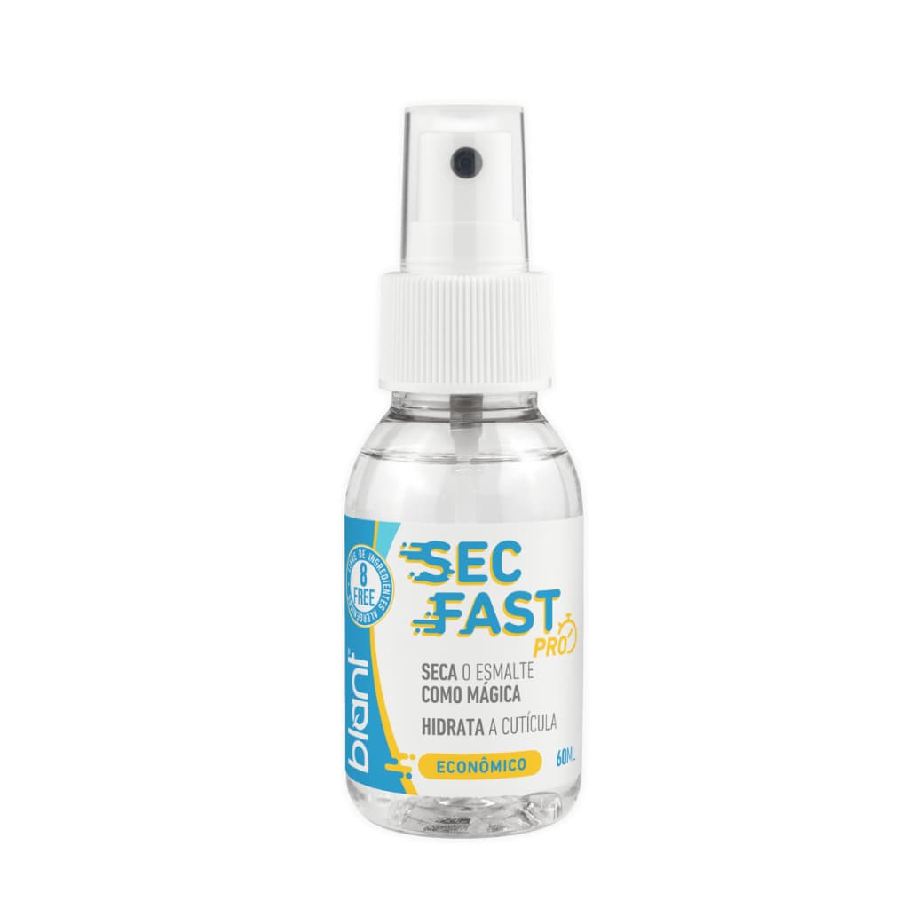 Spray Secante De Unha Sec Fast Pro 60ML Blant Secagem Rápida