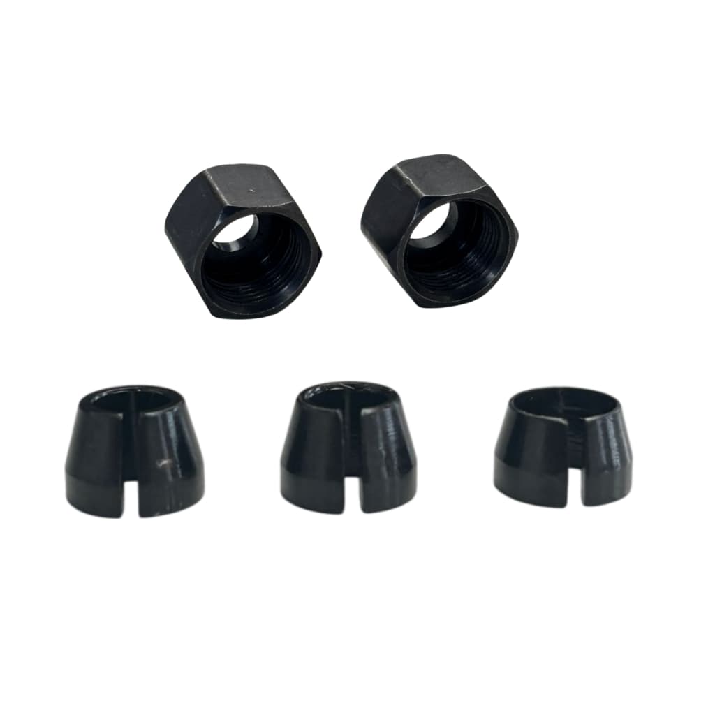 Pinça Tupia Haste 6mm 6.35mm(1/4) 8mm Porca Fixação - Compatível Bosch Dewalt Makita Wesco Universal