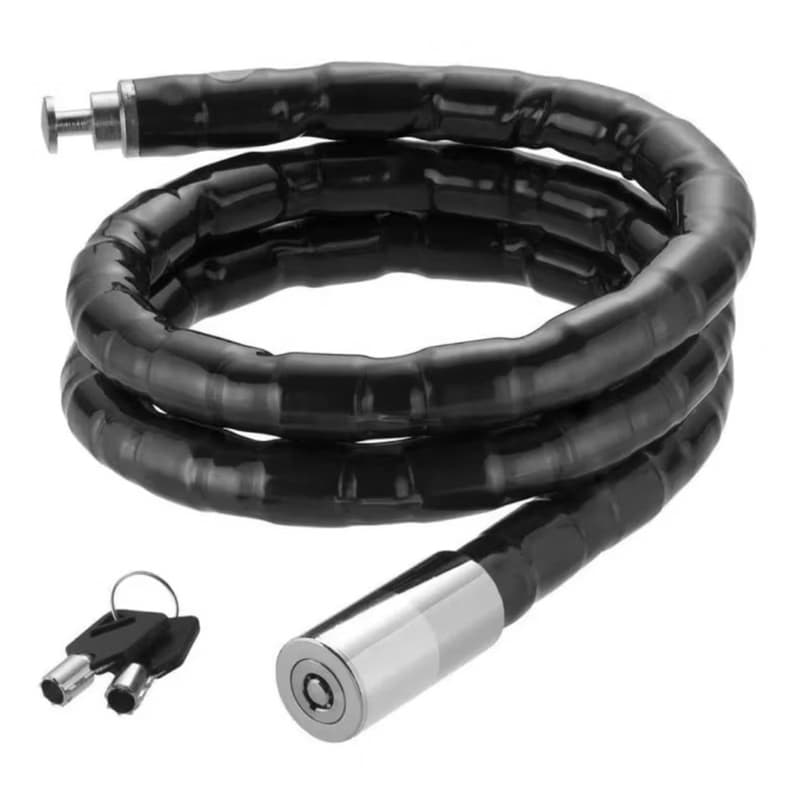 Cadeado Anti Furto Articulado 18x100cm Bicicleta Moto
