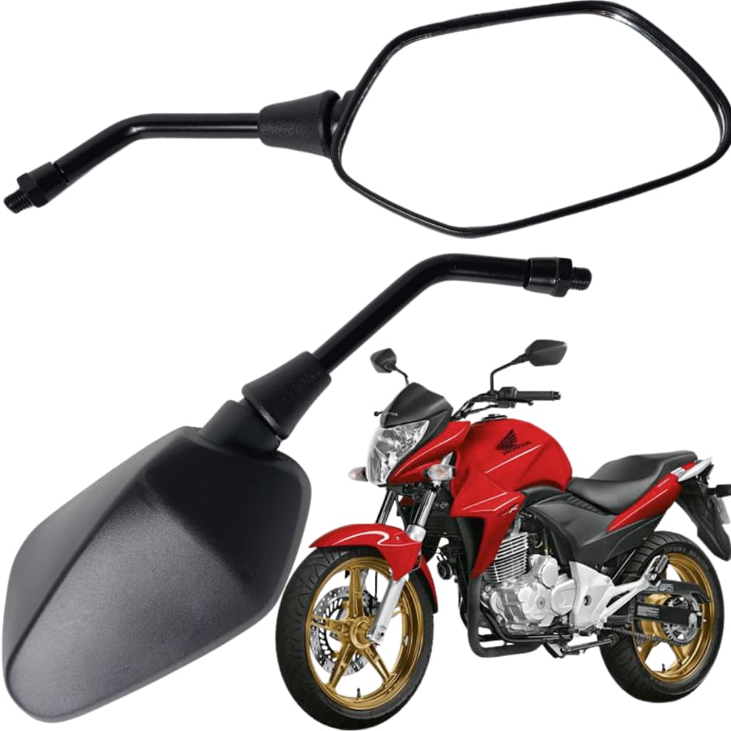 Retrovisor Cb 300 Motos Honda Cbx Twister 250 Start 160 Fan Titan 150 160 Transalp Sahara