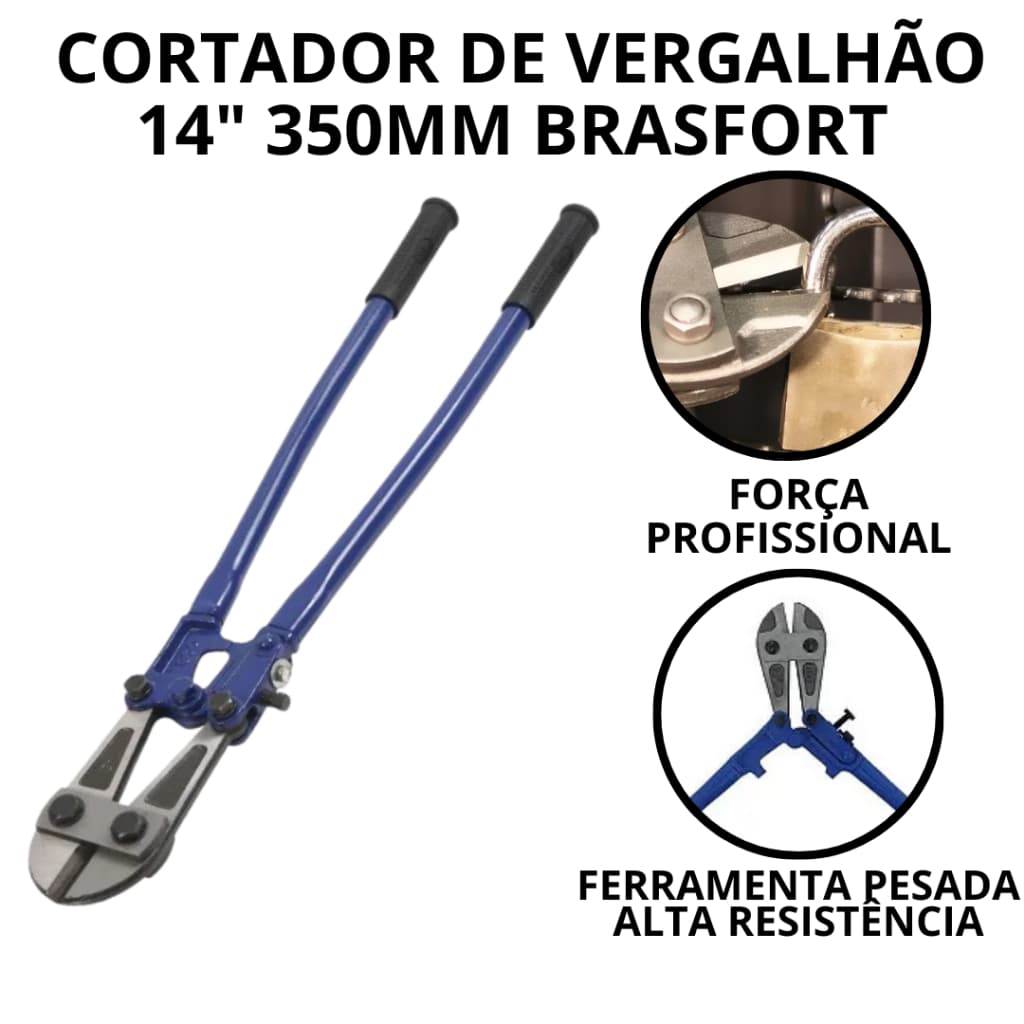 Tesoura Corta Vergalhao 14" (350mm) 8195 Brasfort