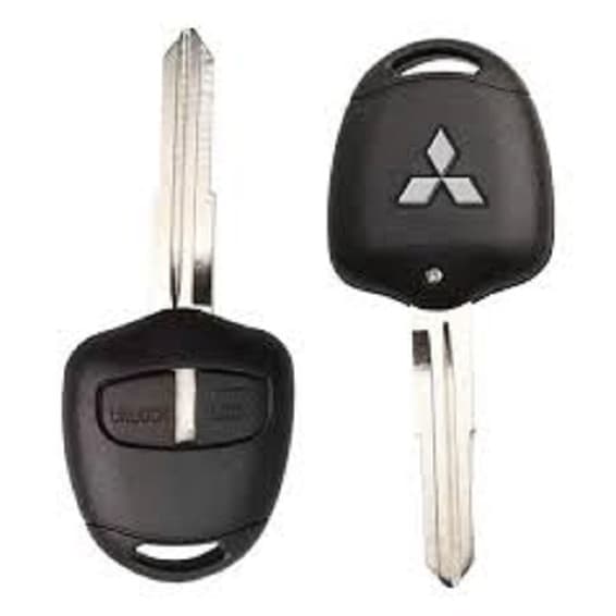 CARCAÇA DE CHAVE MITSUBISHI EVO OUTLANDER 2 BOTÕES (DIREITO)