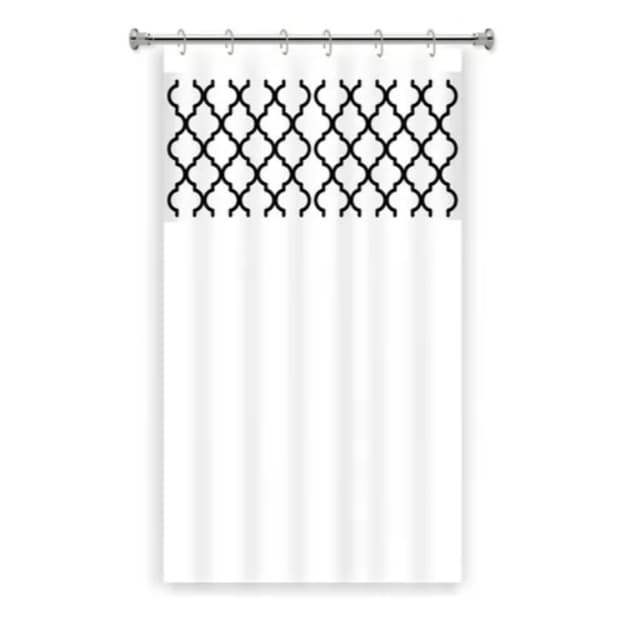 Cortina Box com Visor Secalux PVC 1,38 x 1,98 – Marroquino Branco