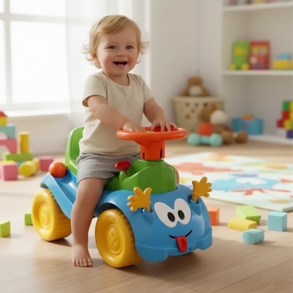 Totoka Bolinha Azul para Bebê Menino Andador  6006 - Cardoso Toys