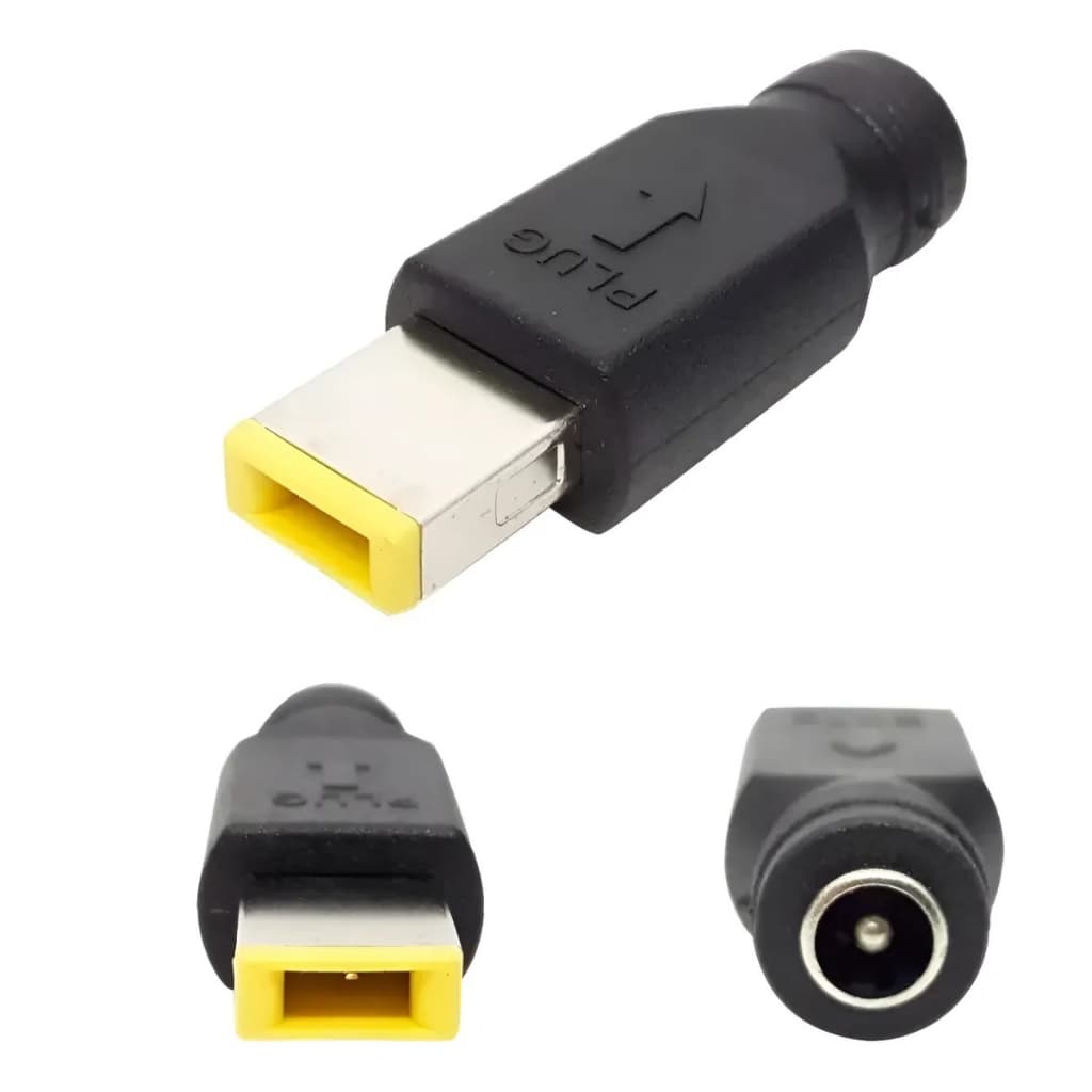 Adaptador de fonte de notebook que possui o conector P4 para notebook Lenovo