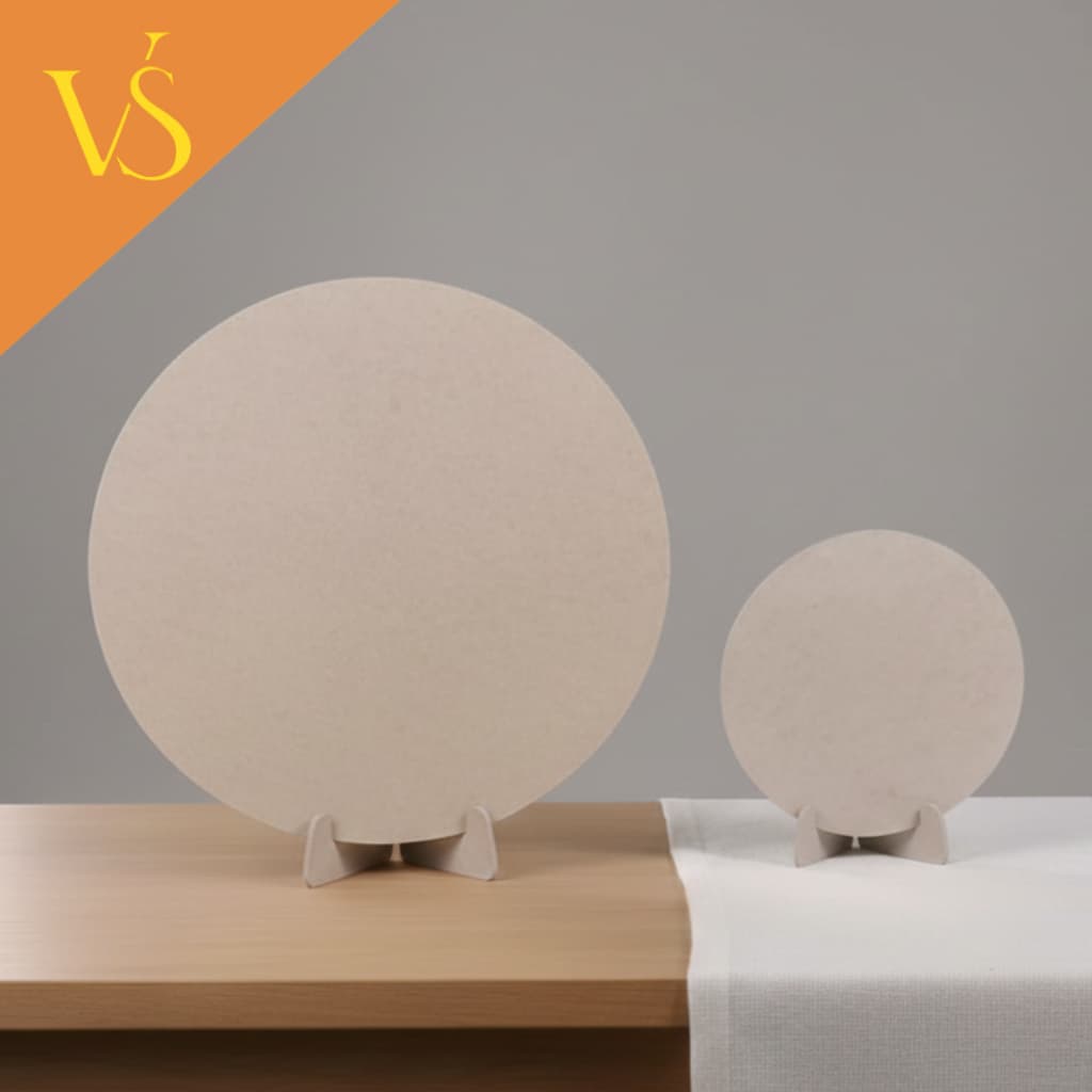 Kit 2 Painéis Para Decorar Festa Mesa Decorada MDF 32cm e 50cm Desmontável