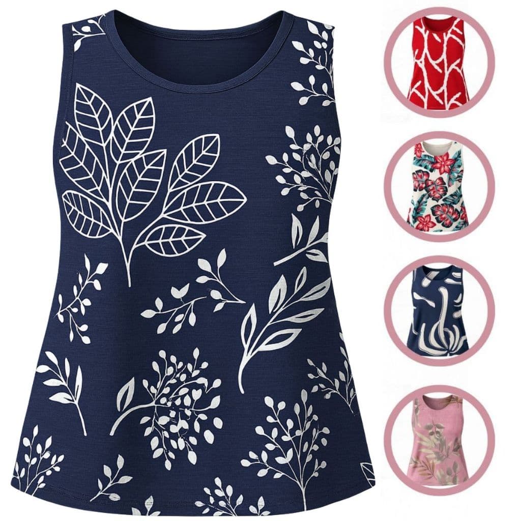 Blusinha Regata Feminina Plus Size Alça Larga G GG Verão