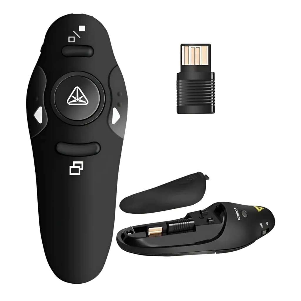 Apresentador De Slide Sem Fio Caneta Laser Passador Power Point Wireless