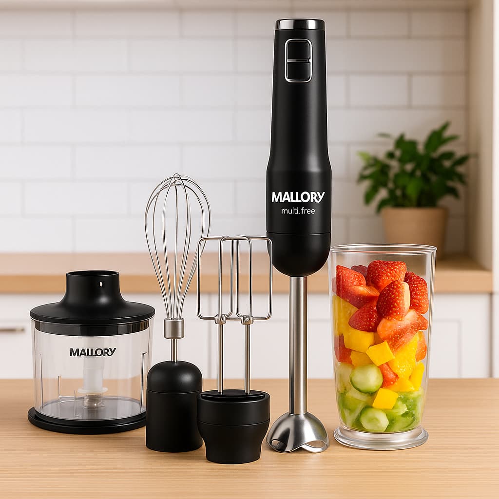 Mixer Bivolt Multifree 4 em 1 Sem Fio Mallory