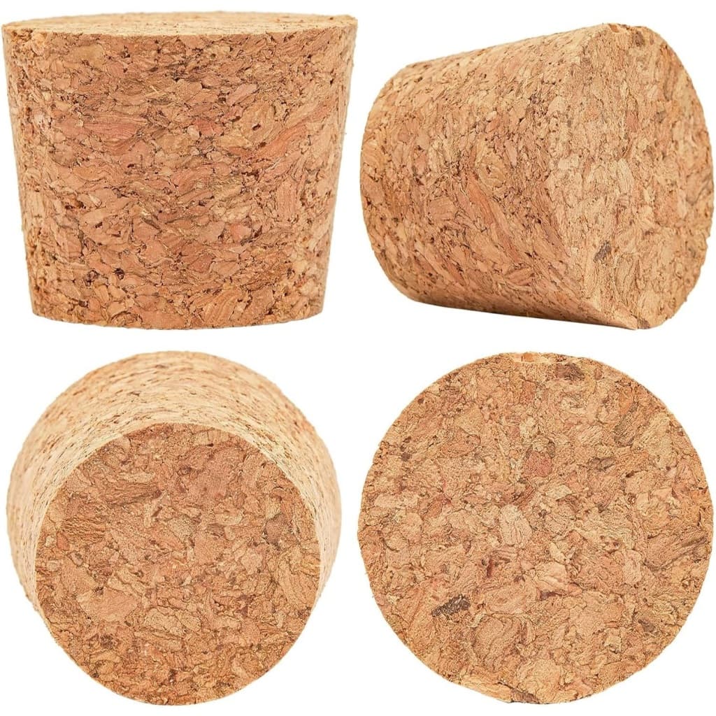 20 rolhas de cortiça  medidas : 19x25x21 - Para vidro de sais