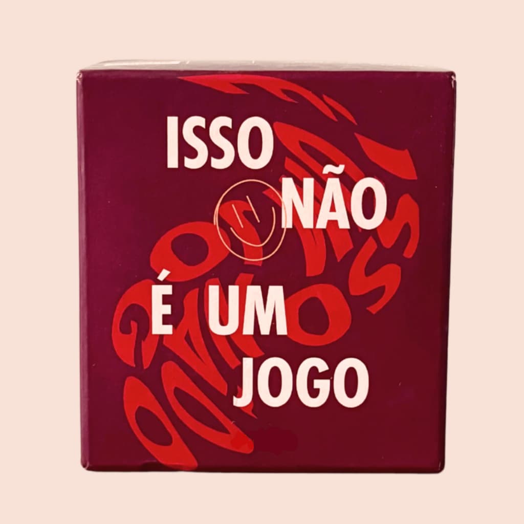 Isso não é um jogo- Jogo cartas de Autoconhecimento relacionamento familia