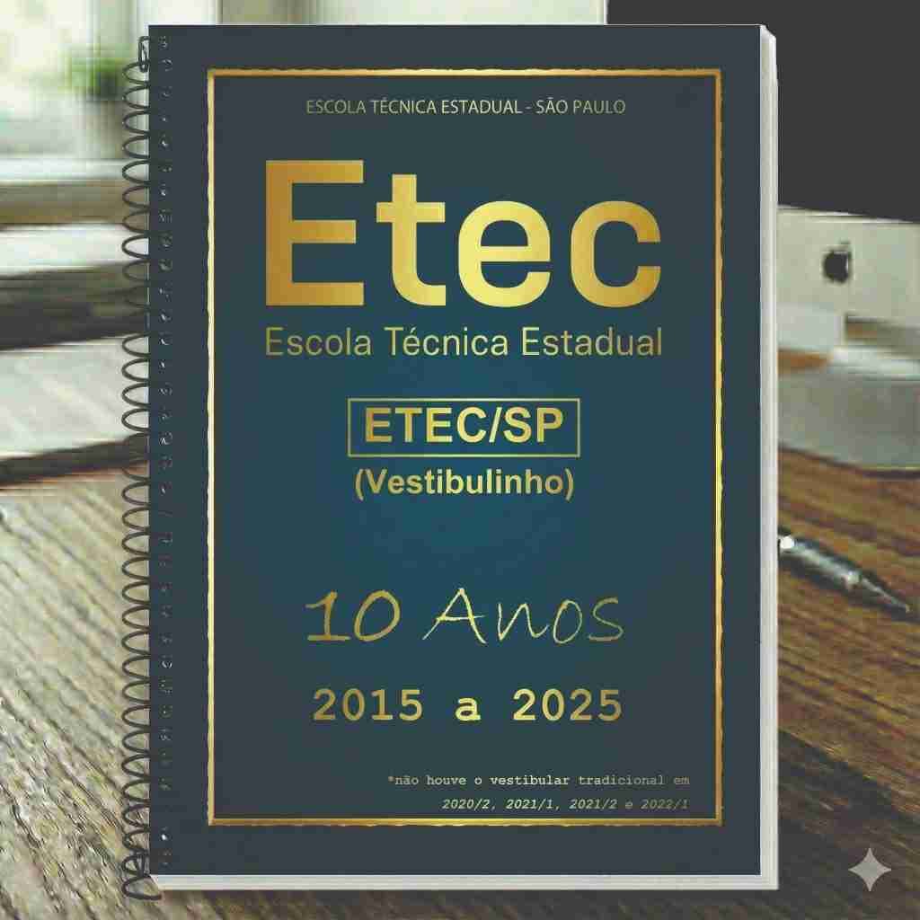 ETEC-SP (Vestibulinho) 2025/2026 - Apostila de Provas + Gabarito