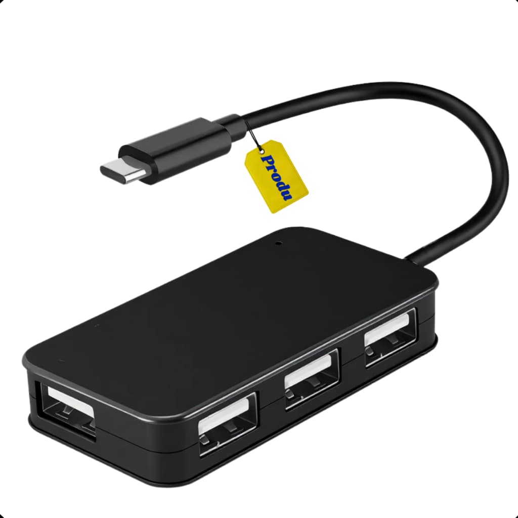 HUB Station Hub USB Tipo C 4 Portas Régua 3.0 Alta Velocidade para Macbook iPad Pro Air Produ