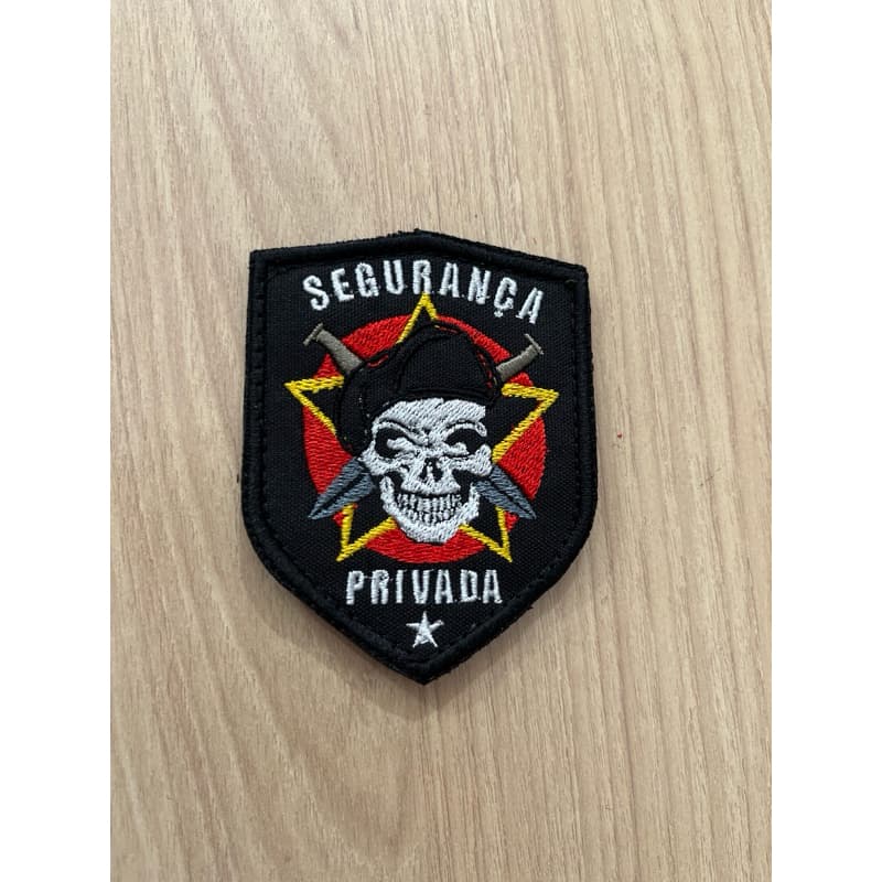 PATCH BORDADO SEGURANÇA PRIVADA COM VELCRO