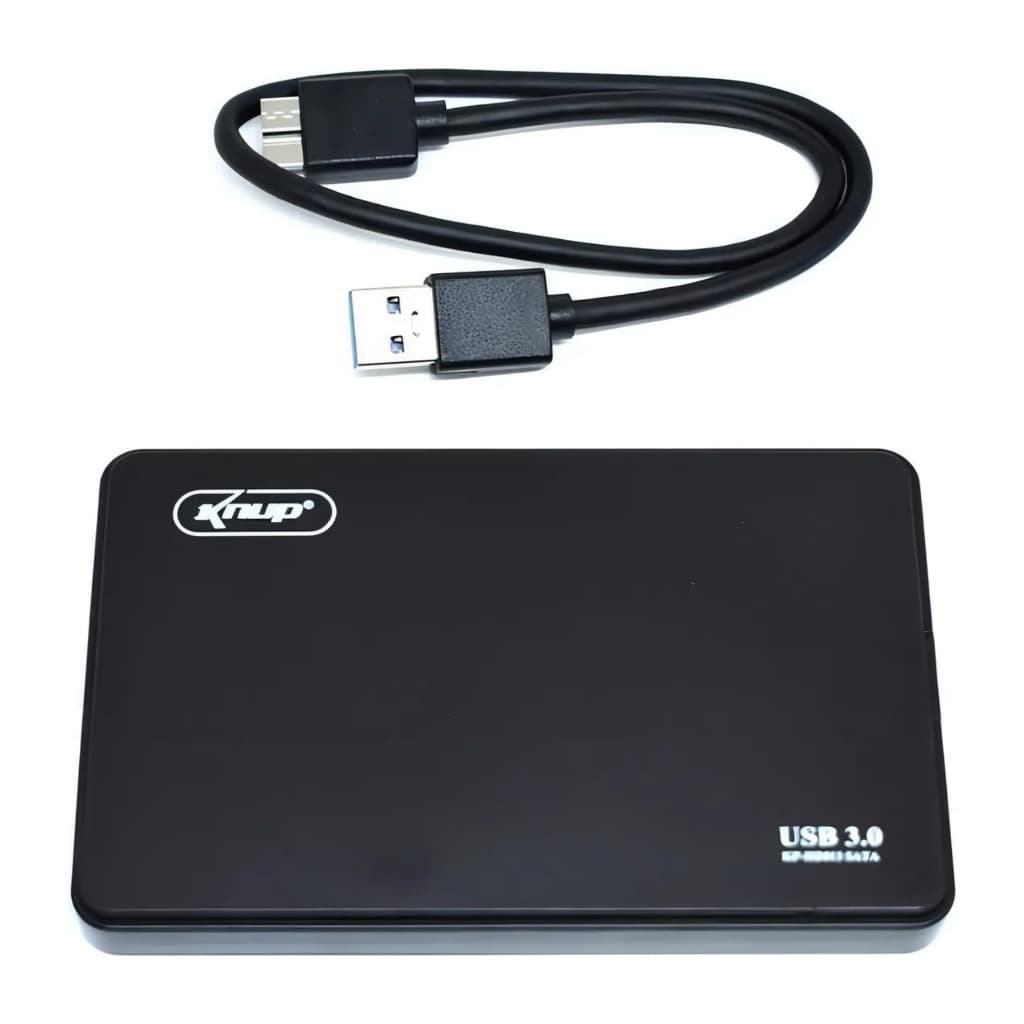 Case HD Notebook Ssd Sata 2.5 Usb 3.0 Pc Ps4 Xbox Knup