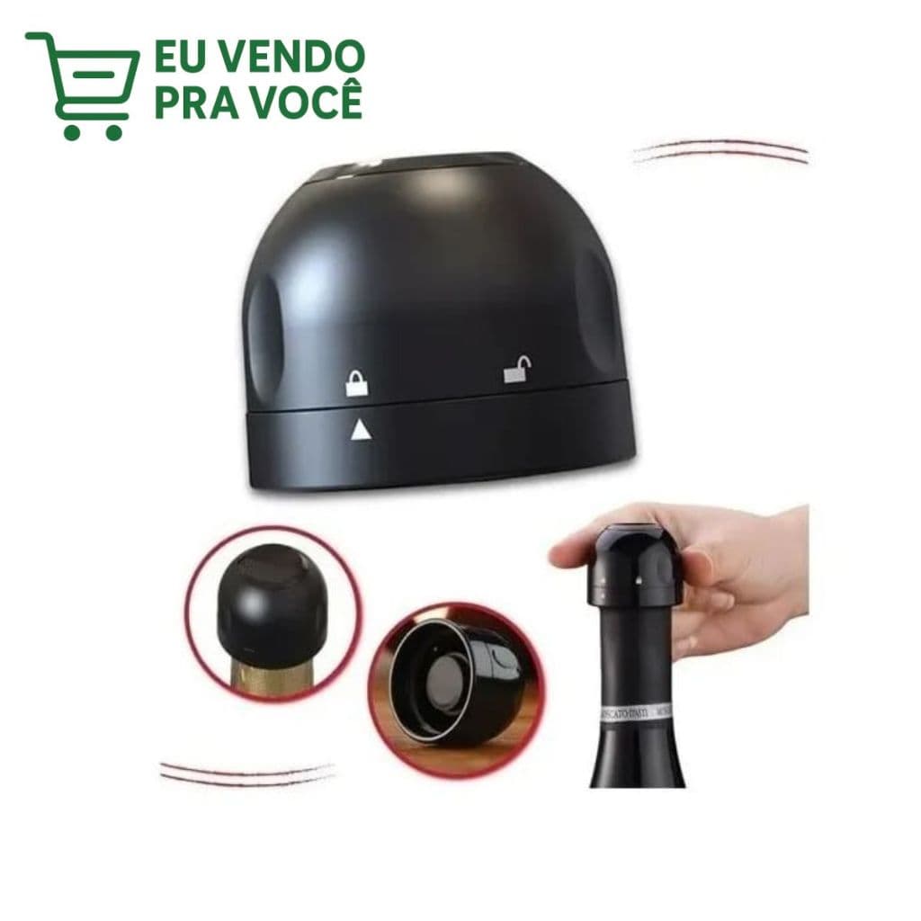 Rolha Para Garrafa De Vinho Champanhe Tampa Reutilizável
