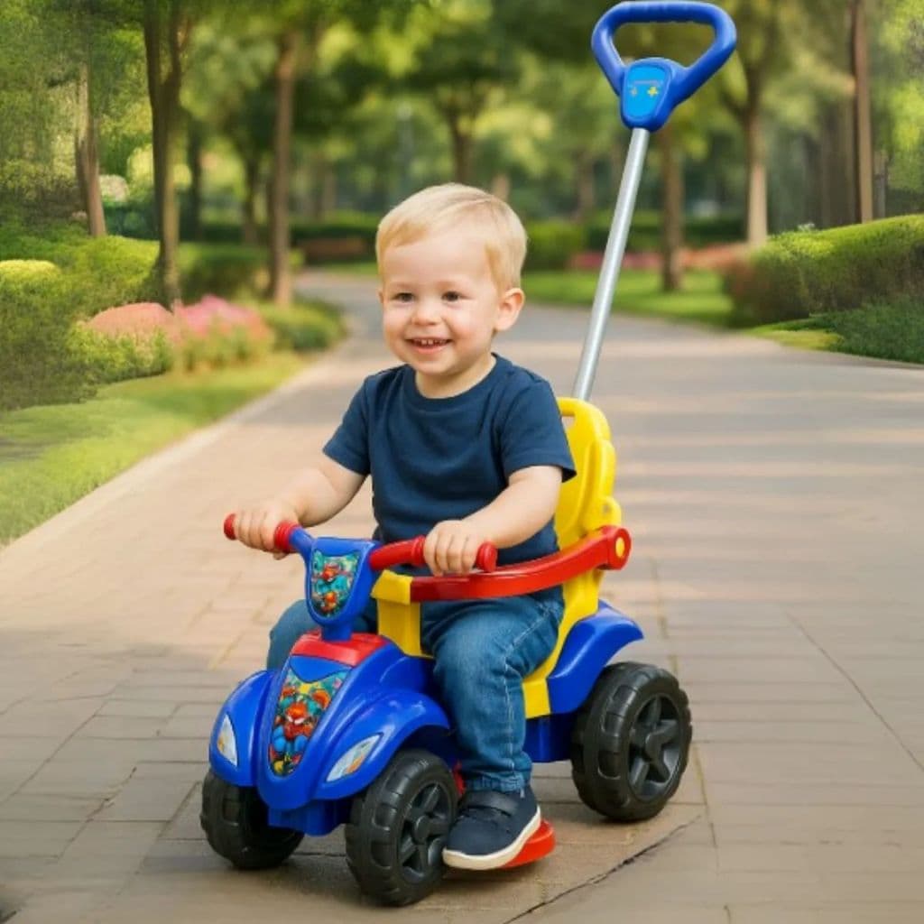 Quadriciclo Infantil Dog Menino - Azul'