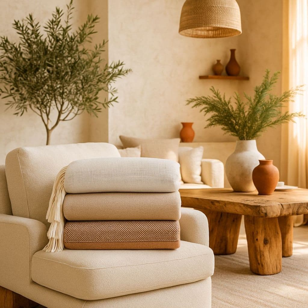 Manta Decorativa em Algodão Luxuoso 2,40x2,10m para Sofá, Cama e Poltrona com Toque Macio e Confortável
