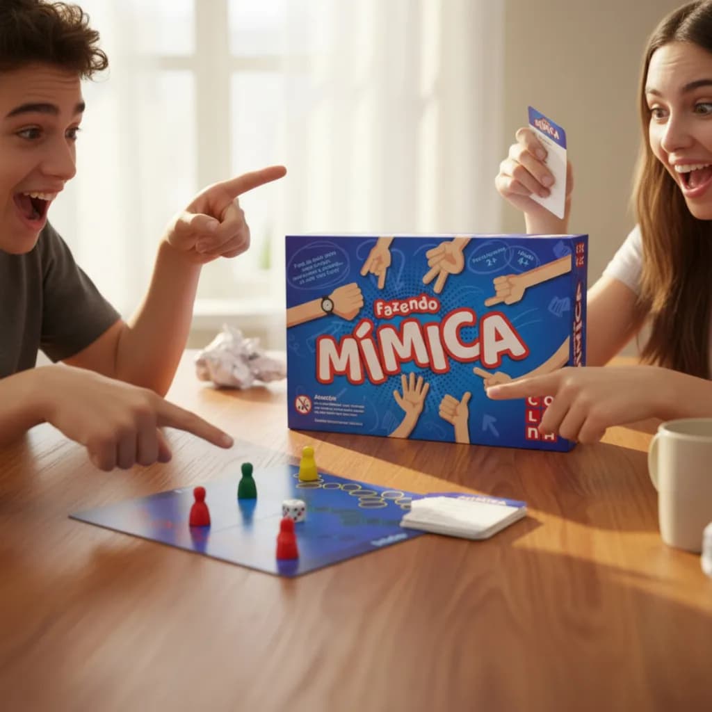 Jogo Fazendo mímicas  -Coluna  - Pais e filhos