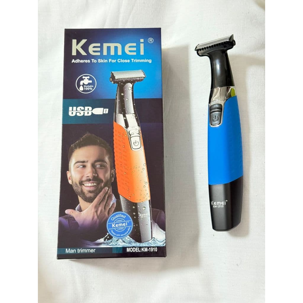 Aparador de pelo Kemei adere a pele para aparar de perto