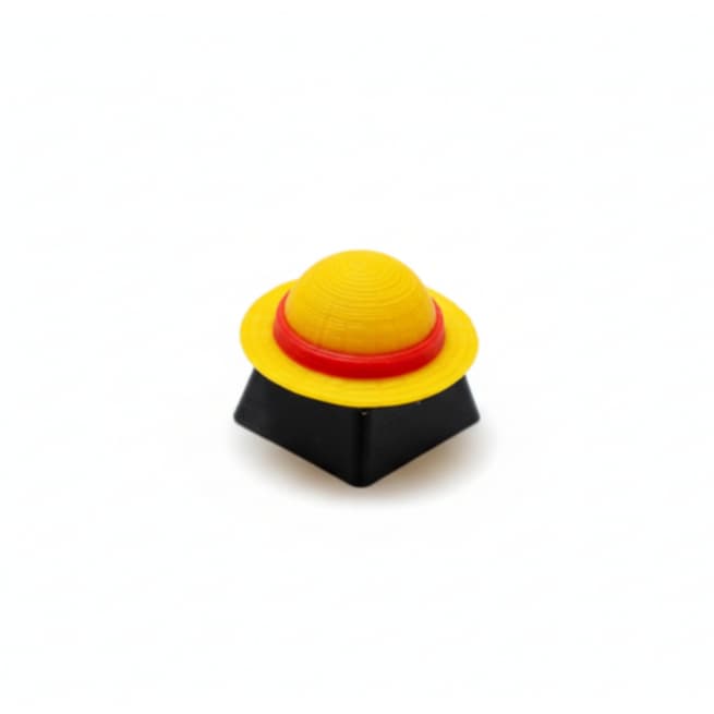 Keycap Chapéu de Palha One Piece Luffy Straw Hat | Para Teclado Mecânico | Geek - Cultura Pop