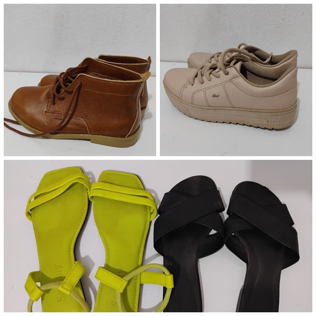Sapatos femininos tamanho 34