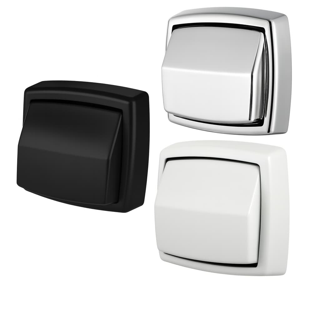 Acabamento Para Válvula Descarga Hydra Deca Docol Universal ABS - Preto, Cromado e Branco