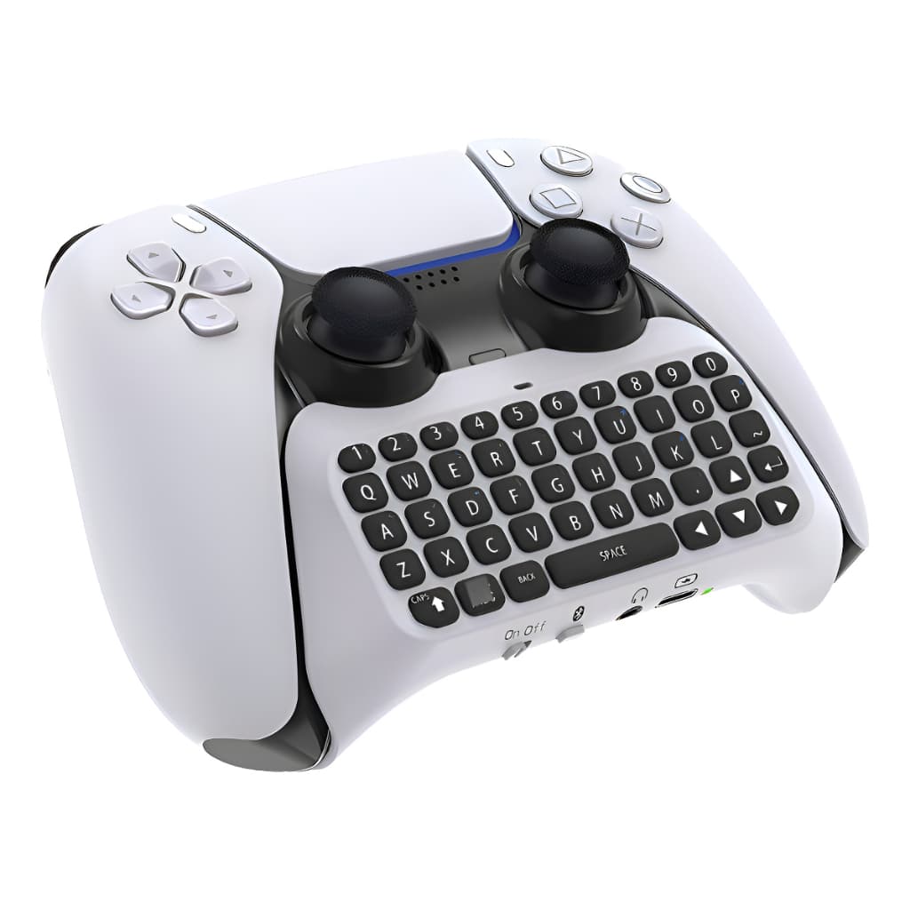 Teclado Bluetooth para PS5 DualSense Layo Acoplável Digitação Rápida para Jogos e Chat