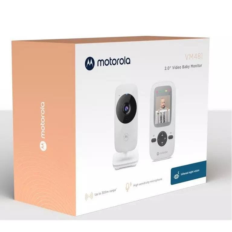 Babá Eletrônica Motorola VM481 – Segurança e Tranquilidade Para Seu Bebê