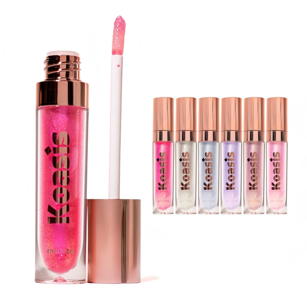 Colorido de Lip Gloss Glitter-Bocão Labial -Koasis