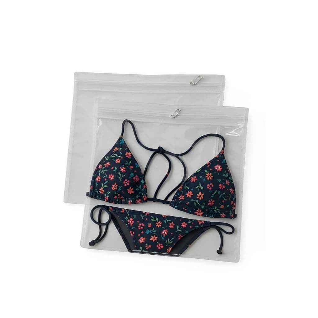 Kit 10 Saquinhos 20x20 C/zíper Para Biquíni/roupa Intima