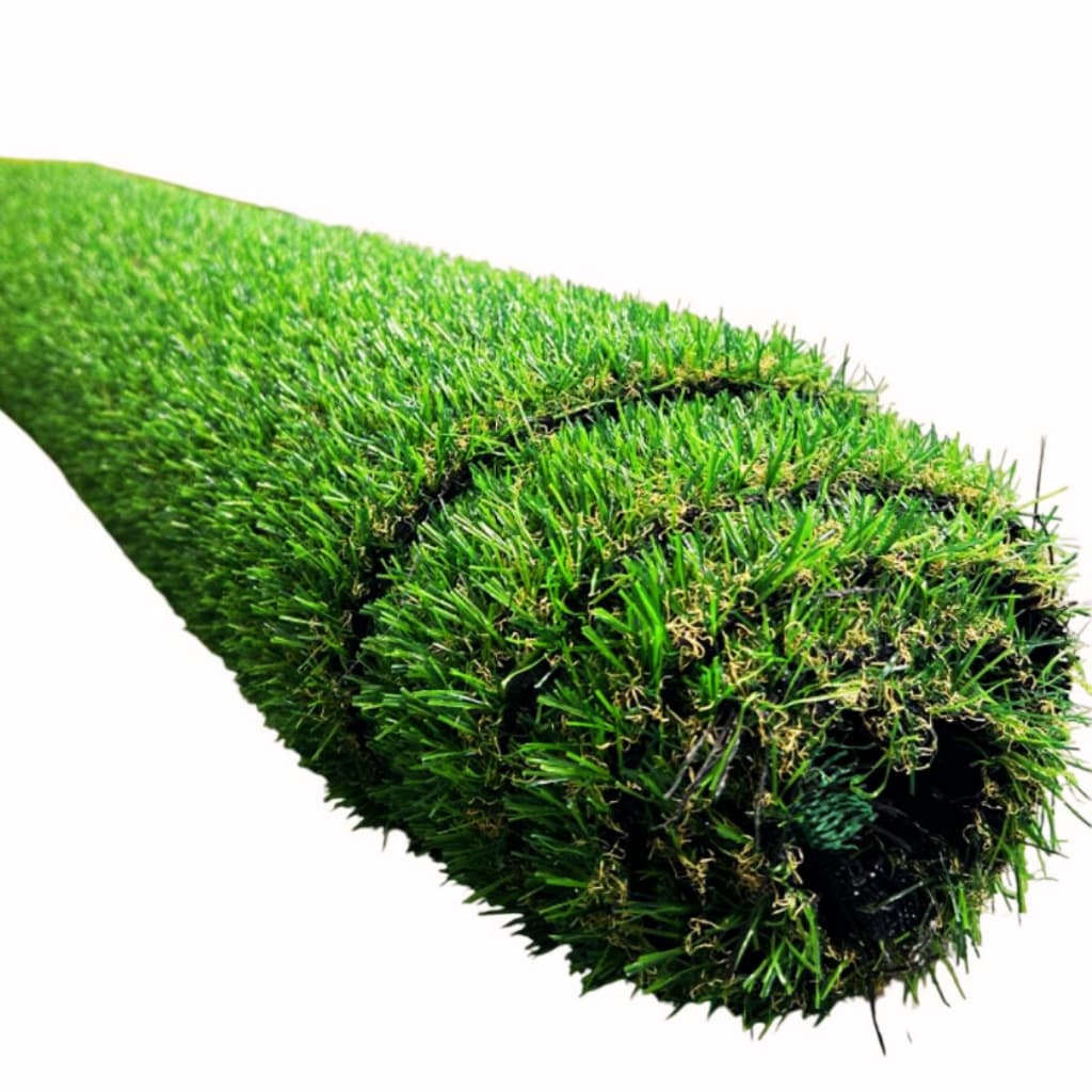 Grama Sintética Bicolor 20mm Idêntico ao Natural 15m² (7,5m x 2m) Decoração Quintal Piscina Jardim