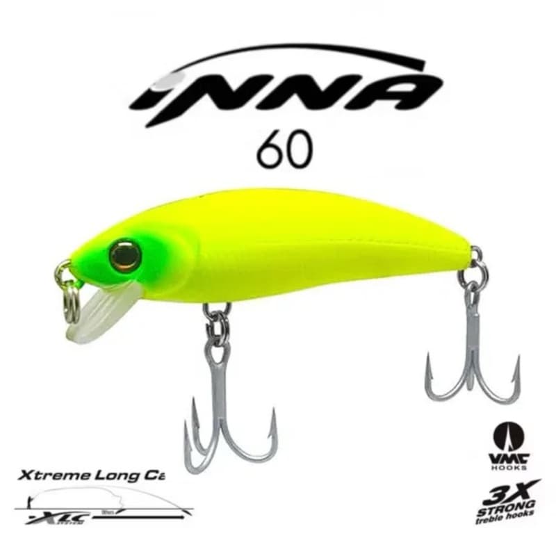 Isca Artificial Inna 60 Pro Tuned - Marine Sports - 6cm / 5,7g Todas as Cores - Robalo Tucunaré Traíra Dourado