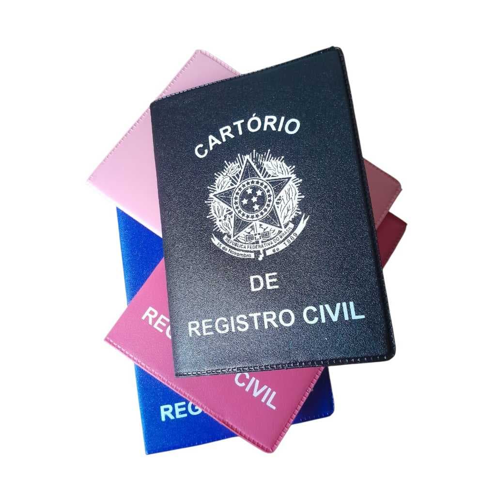 Capinha para certidão de Nascimento/Casamento