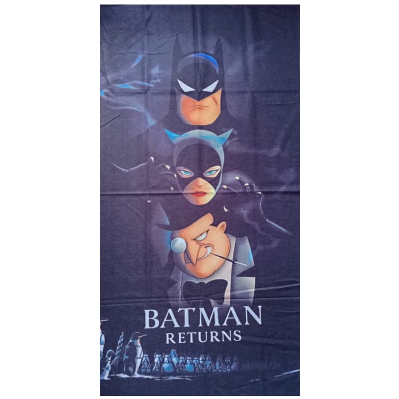 Toalha De Banho Infantil Praia Piscina Filme Super Heróis Batman Returns