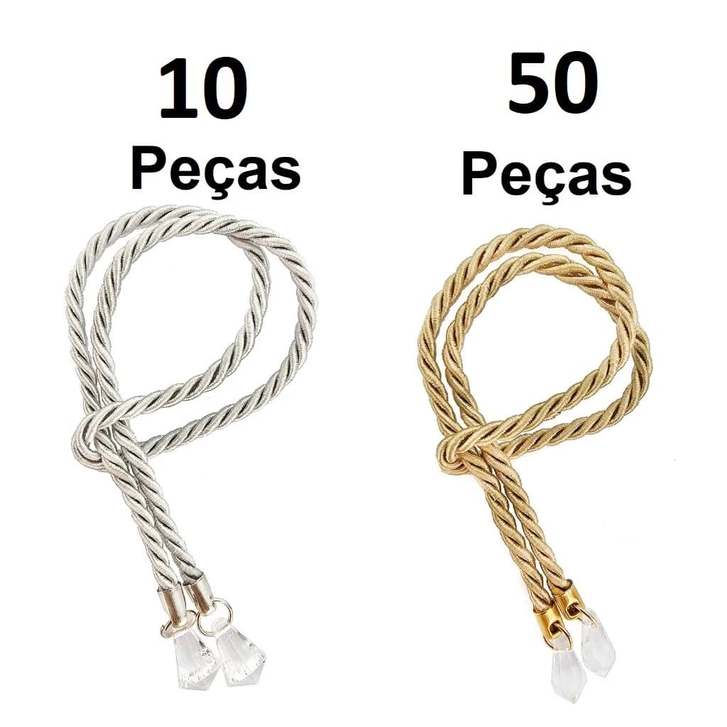 60 peças de enfeite decorativo cordão são José