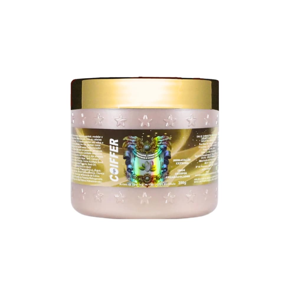 Creme de Pentear Pistache 350g Coiffer – Desembaraça Nutrindo os Fios