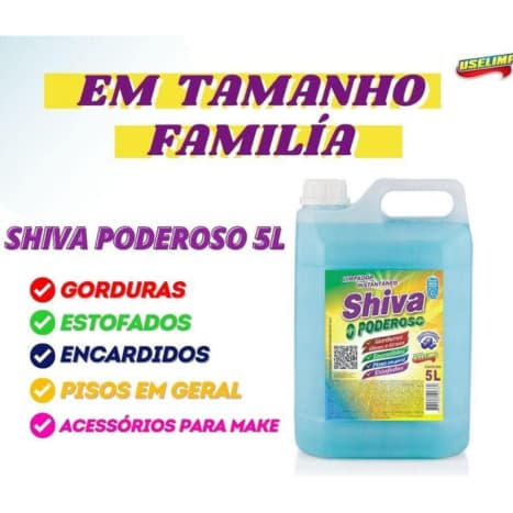 Shiva Poderoso Flotador 5L USELIMP – Removedor de Manchas, Branqueador, Limpeza Profunda, Uso Doméstico e Comercial
