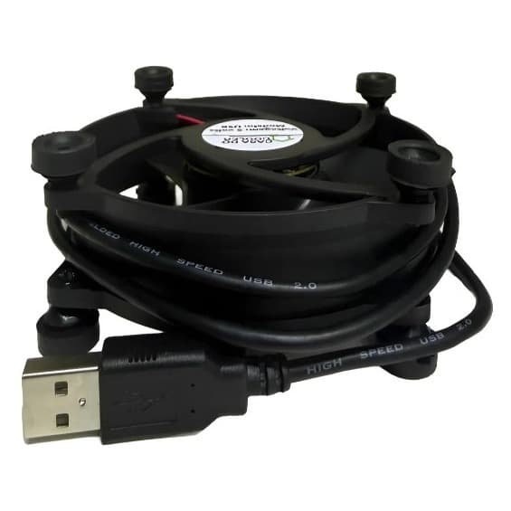 VENTOINHA TOP COOLER 05V USB 9CM ROLAMENTO P/DESBLOQUEADOR DE CANAIS