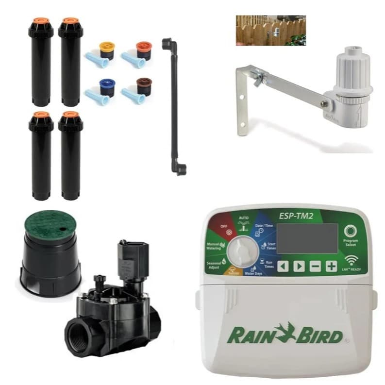 Kit Irrigação Retrátil Automação Aspersão Jardim Rain Bird-4