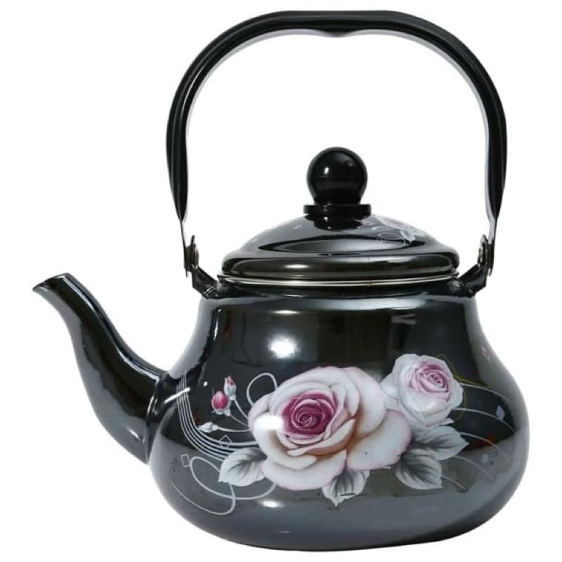 Chaleira Esmaltada Vintage Elegante para Chá e Café 2 Litros