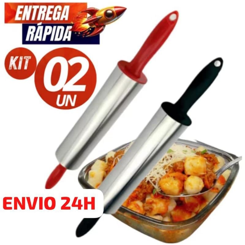 ROLO PARA MASSA KIT 2 UNIDADES