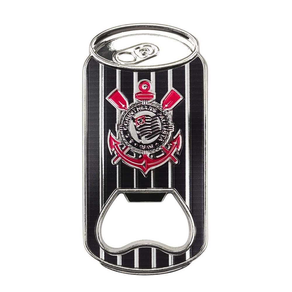 Ímã Abridor Garrafas Forma Lata 8.5x4cm - Corinthians