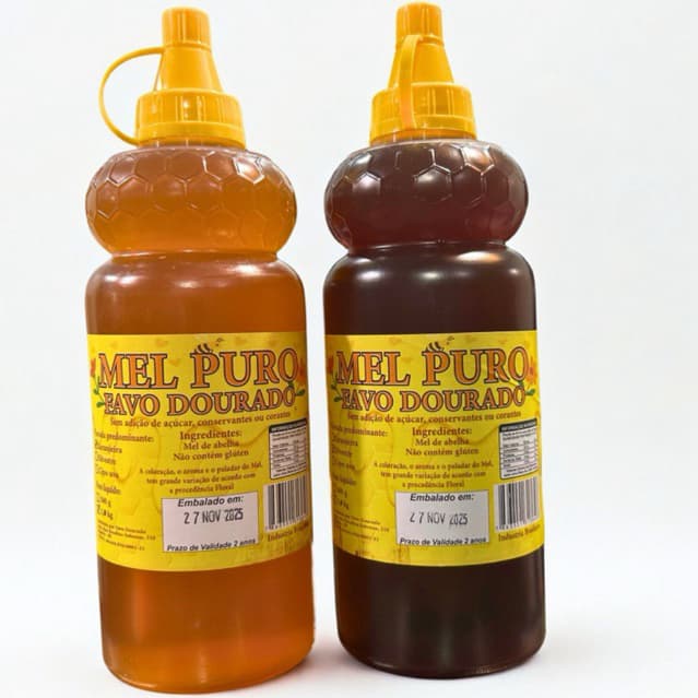 Kit Mel Puro em Bisnaga Laranjeira e Silvesttre 1kg – Embalagem Bisnaga Prática