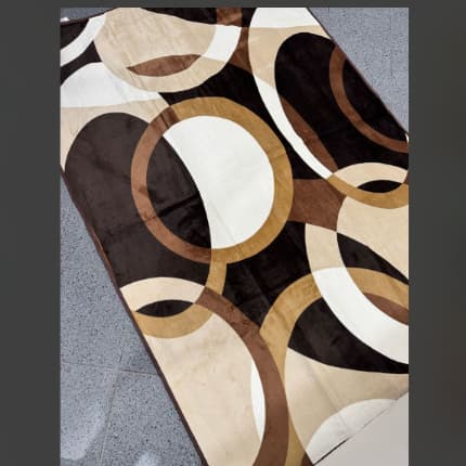 Tapete de Veludo Geométrico Luxuoso e sofisticado 1,50x2,00