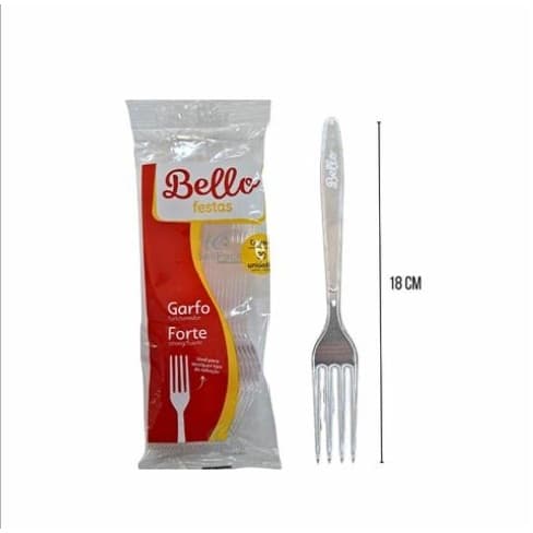 Garfo Forte de Refeição Branco Bello Forte