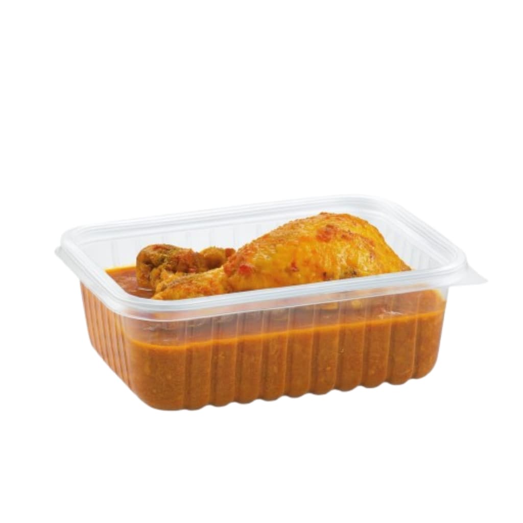 POTE RETANGULAR 500ML DESCARTAVEL EMBALAGENS  FREEZER MICROONDAS 120UN PRAFESTA