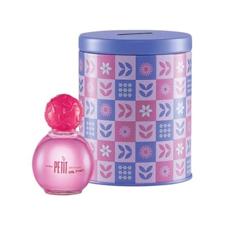 Kit Presente de Natal Colonia Petit Girl Power + Lata Cofre - Avon