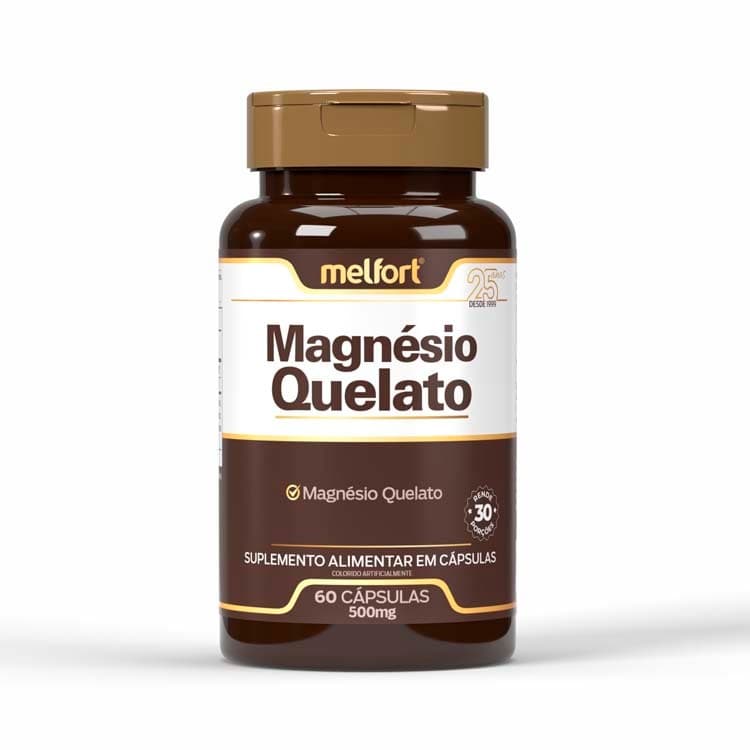 Magnésio Quelato - Relaxante Muscular, Energia