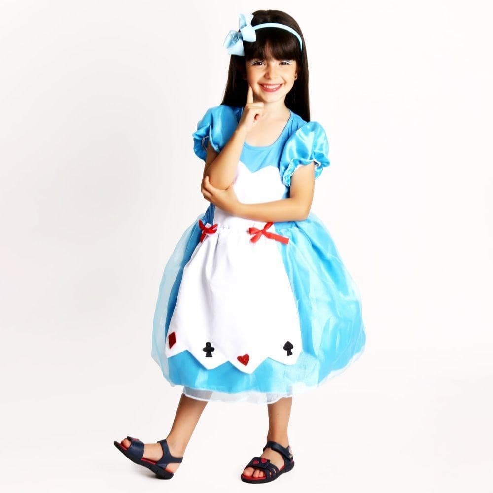 Fantasia Infantil Alice no Pais Das Maravilhas
